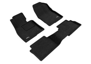 Mazda Mazda3 Floor Mats - Front and Rear - 3D MAXpider - Elegant - Black - `14-`18 Mazda Mazda3 Floor Mats - Front and Rear - 3D MAXpider - Elegant - Black - `14-`18